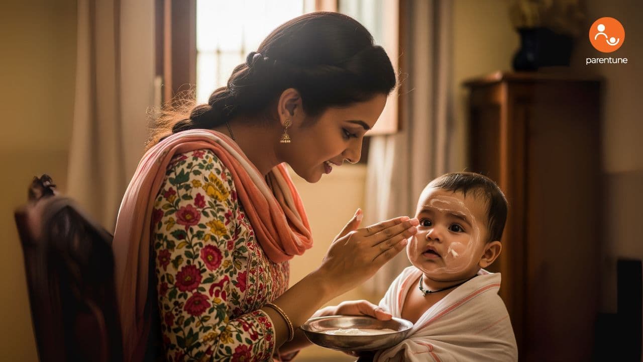 क्या बच्चे की त्वचा पर मलाई लगाना सुरक्षित होता है?