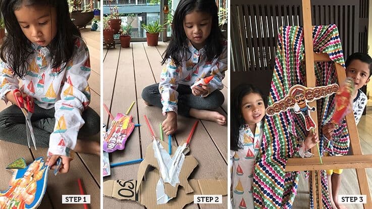 Parentune DIY: Kiki turns her favourite cartoons into puppets!