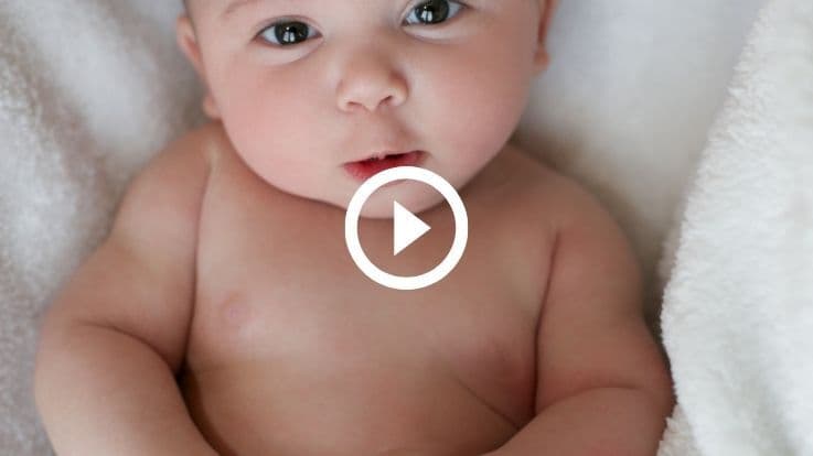 2 months old baby's movements 