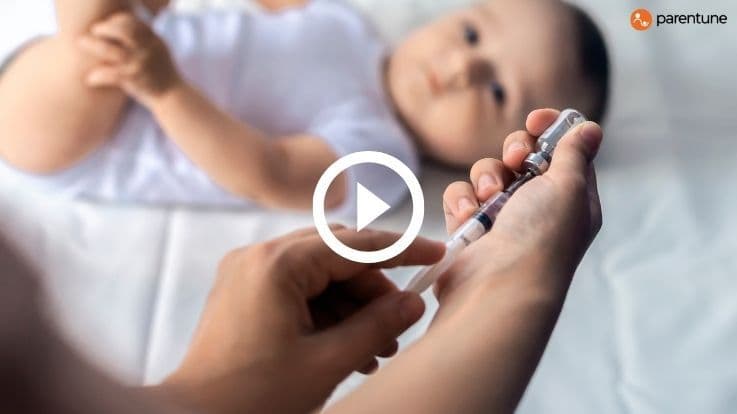 2 months old baby's vaccination 