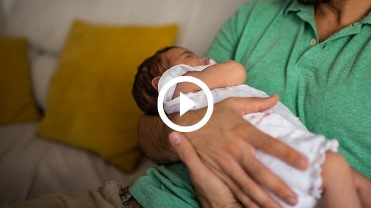 2 months old baby's vision 