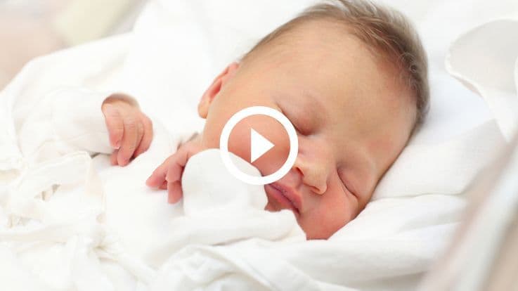 2 week old baby's sleep