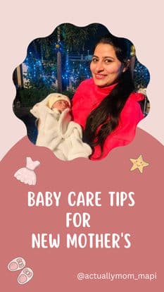 Baby care tips for new mother's
