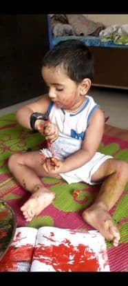 Messy play important for toddlers