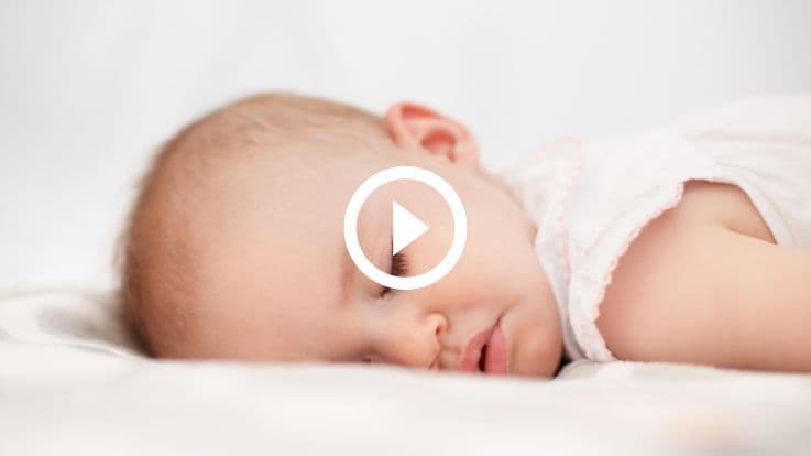 Baby makes cooing sounds 
