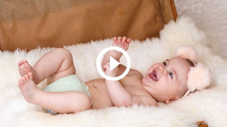 Baby will have a social smile 