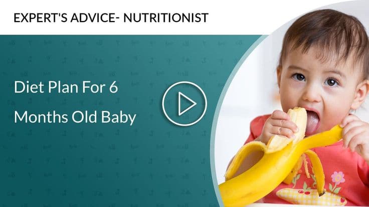 Diet Plan For 6 Months Old Baby