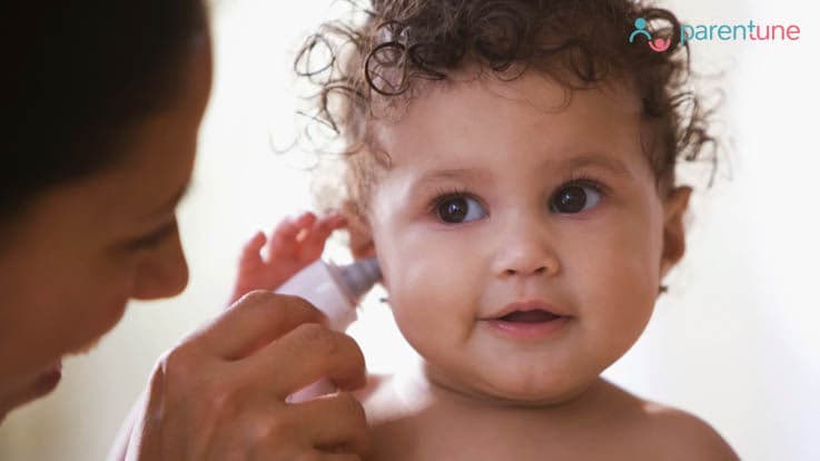 Baby's Ear Infection in Winters - Causes, Symptoms, Treatment Home Remedies