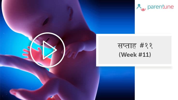 गर्भावस्था का 11वां सप्ताह