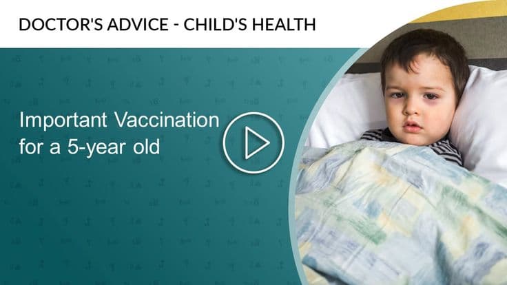 Important Vaccination for a 5-year old