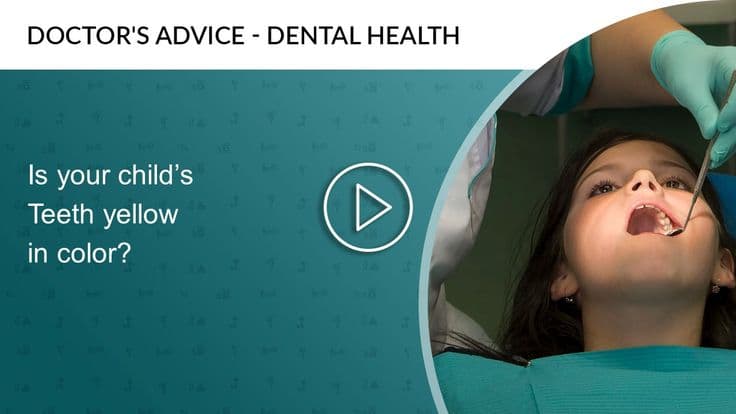 Is your child’s teeth yellow in colour?