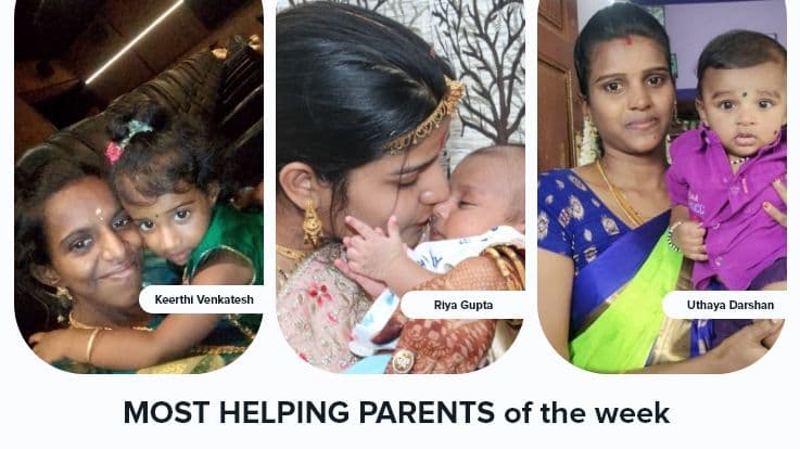 Most helping parents of the week 