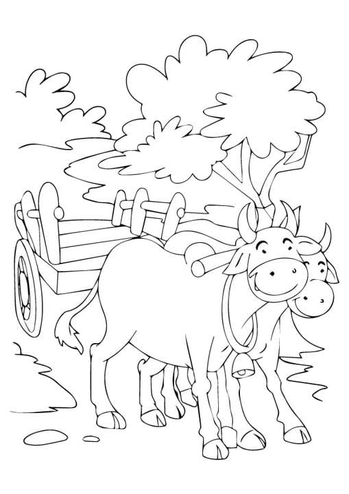 Bull Carrying Cart