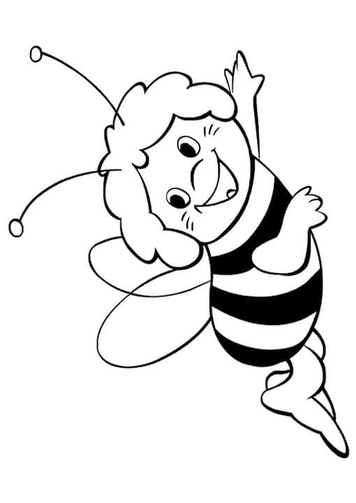 Cartoon Style Bee