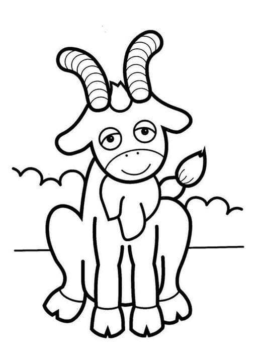 Goat with Horns