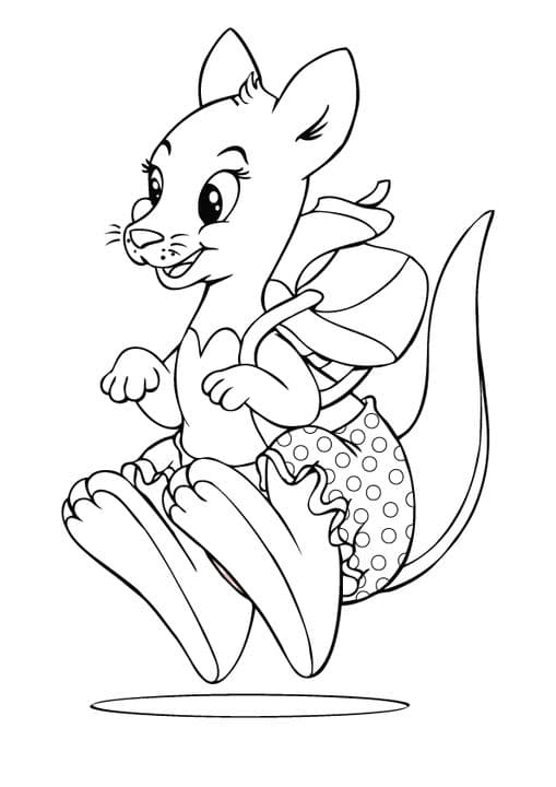 Kangaroo with Bag
