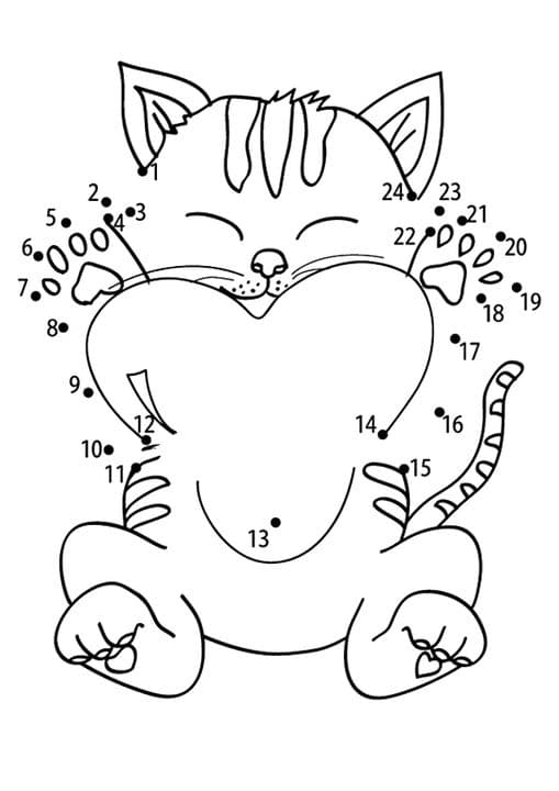 Connect Kitten Dots
