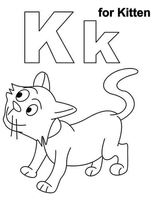 K for kitten