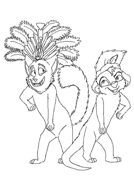 King Julien & Clover