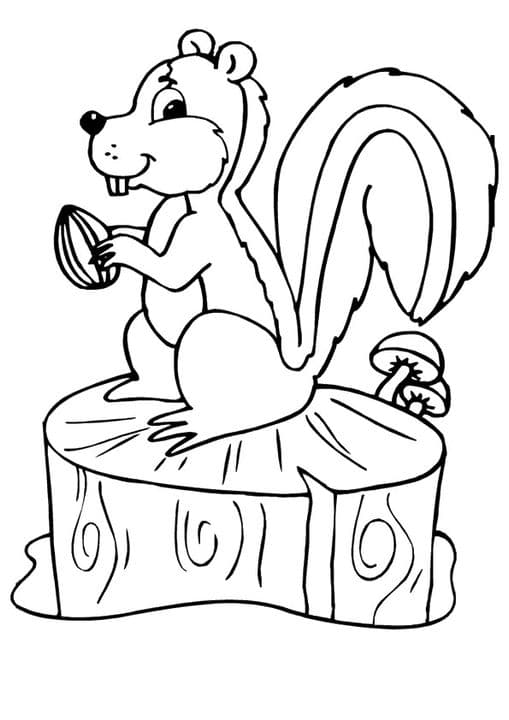 Fall Themed Squirrel