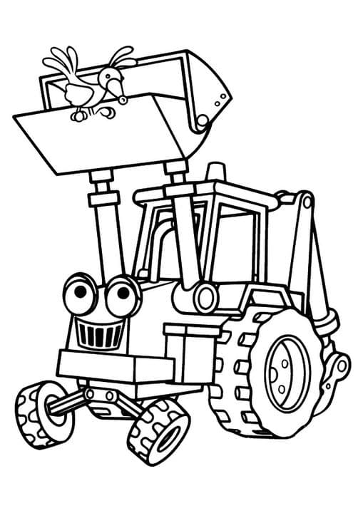 The scoop digging machine