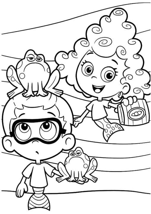 Bubble Guppies & Frog