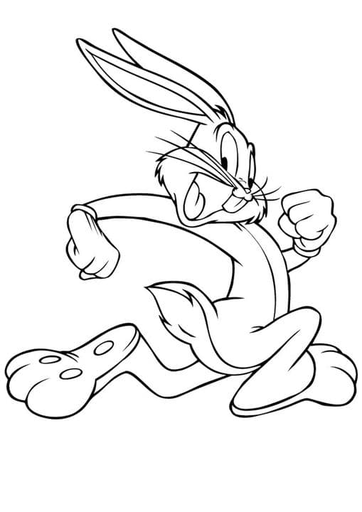 Dashing Bugs Bunny