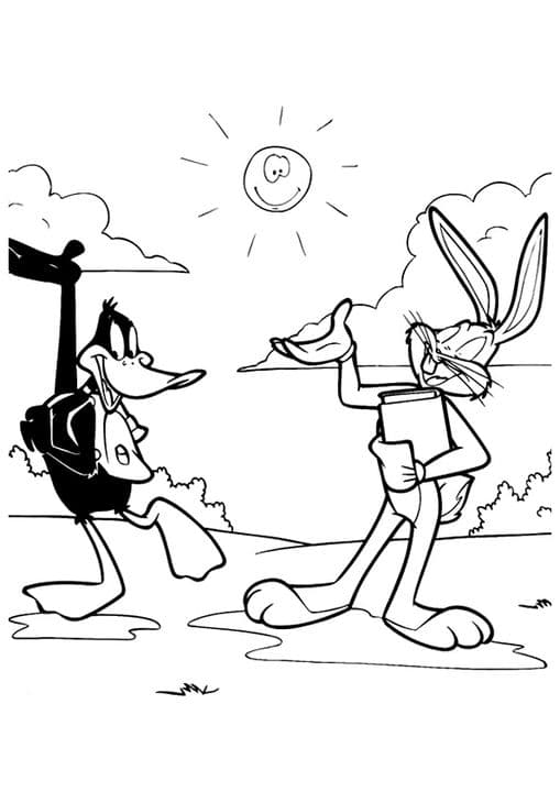 Daffy With Bugs