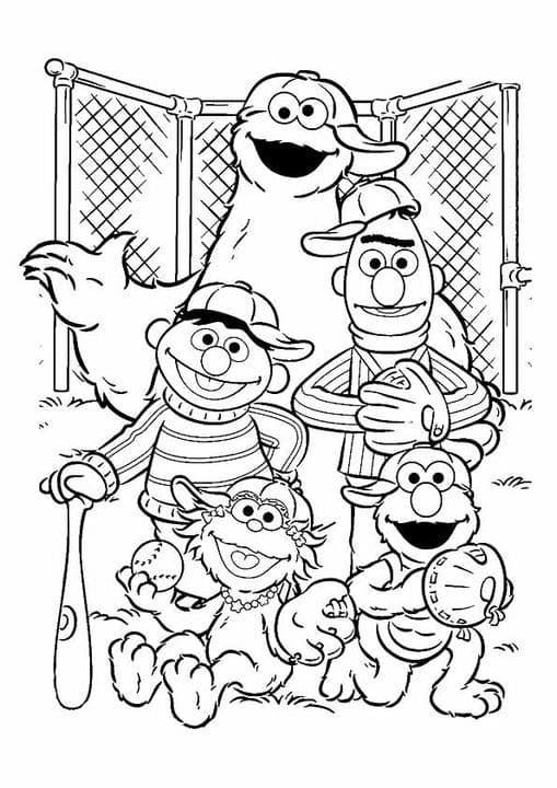 The elmo and friends