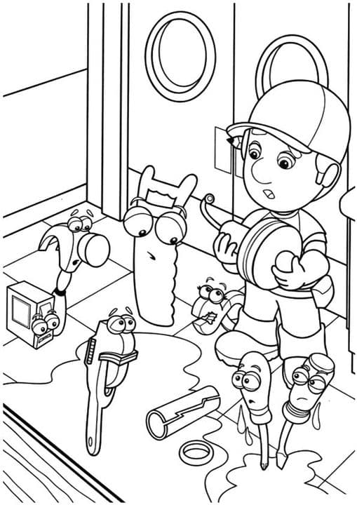 A handy manny cap