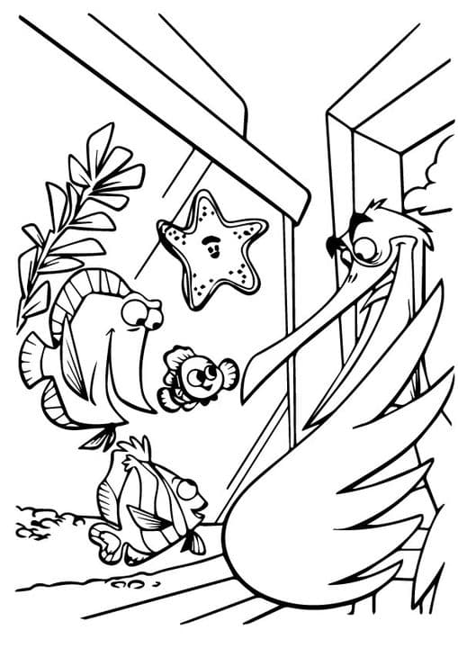 A Finding Nemo movie coloring