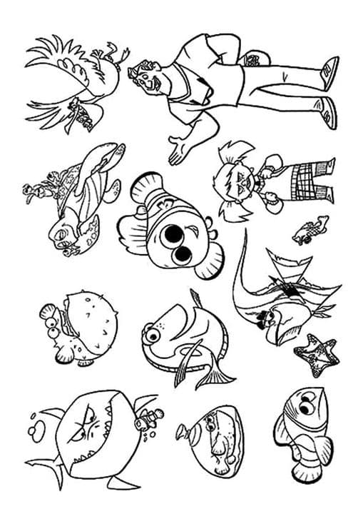 The Gang coloring
