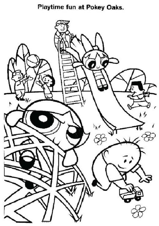 The Powerpuff girls at Play