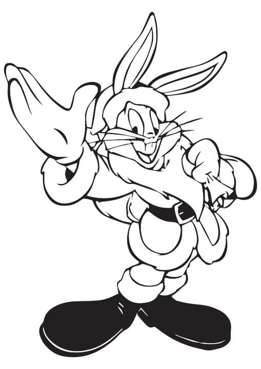 Bugs Dressed as Santa