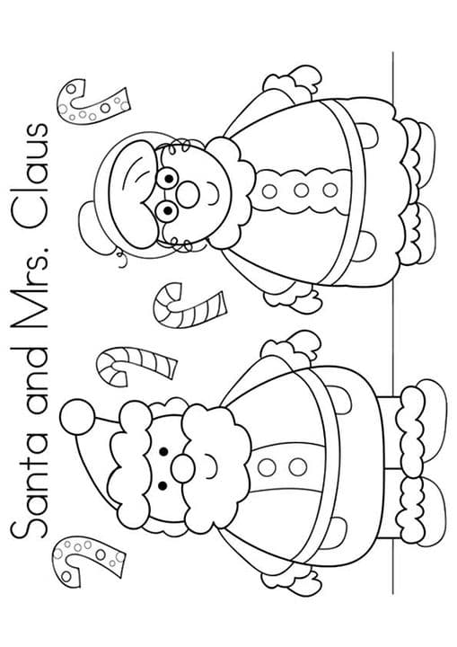 Mr & Mrs Santa Claus