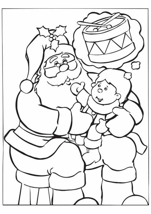 Santa With Kids