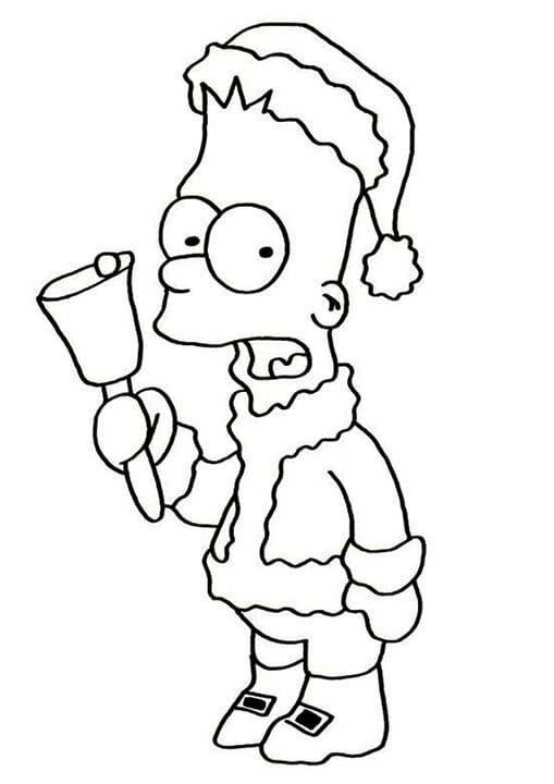 Bart As Santa