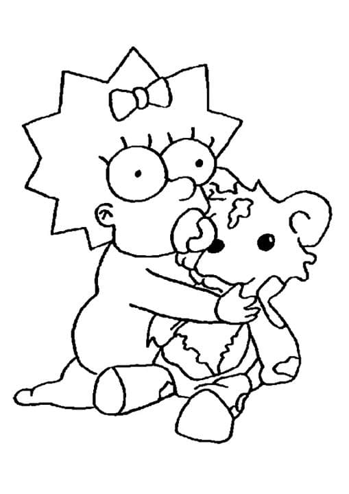 Maggie With Teddy