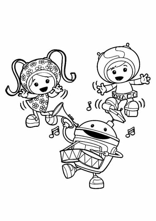 Team Umizoomi Celebrating