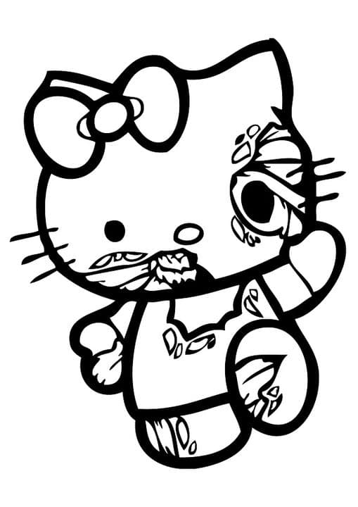 Kitty As Zombie
