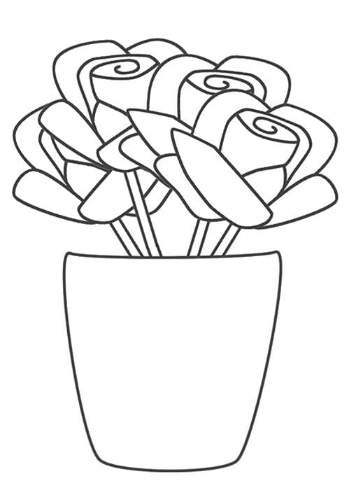 A rose vase