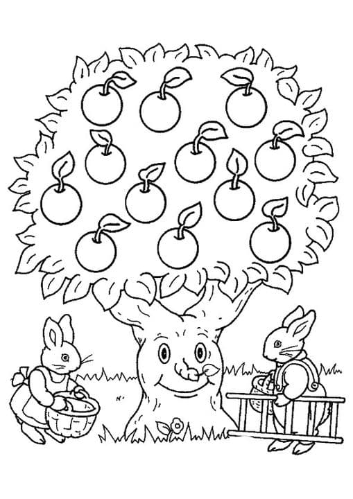 Bannies Picking Apples