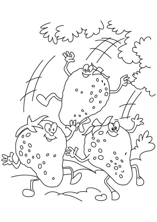 3 Jovial Strawberries