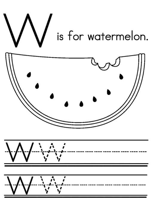 W for Watermelon 2