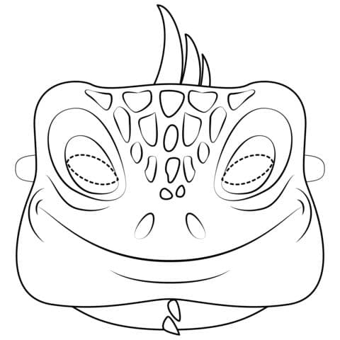 Iguana Mask 