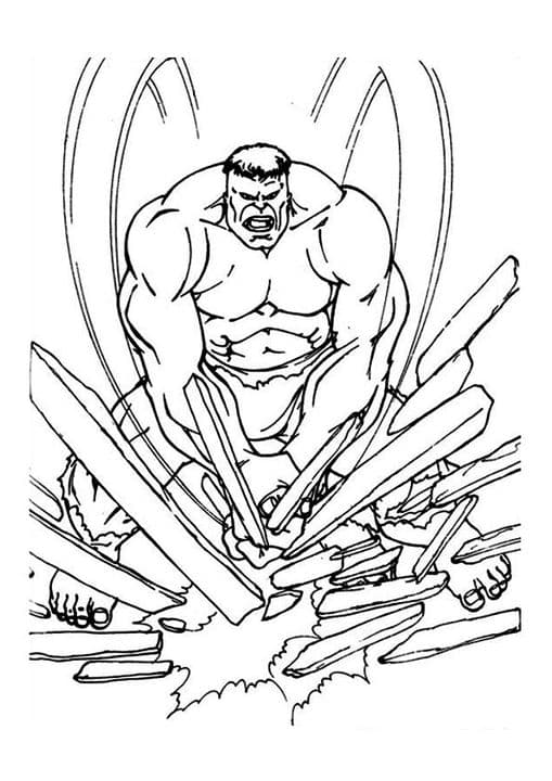 Hulk in Breaking Mood
