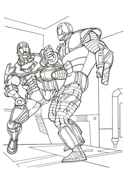 Iron Man in Combat