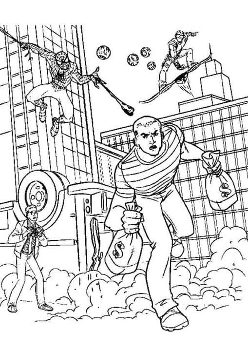 Spiderman Fighting