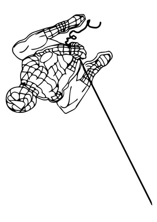 Swinging Spiderman