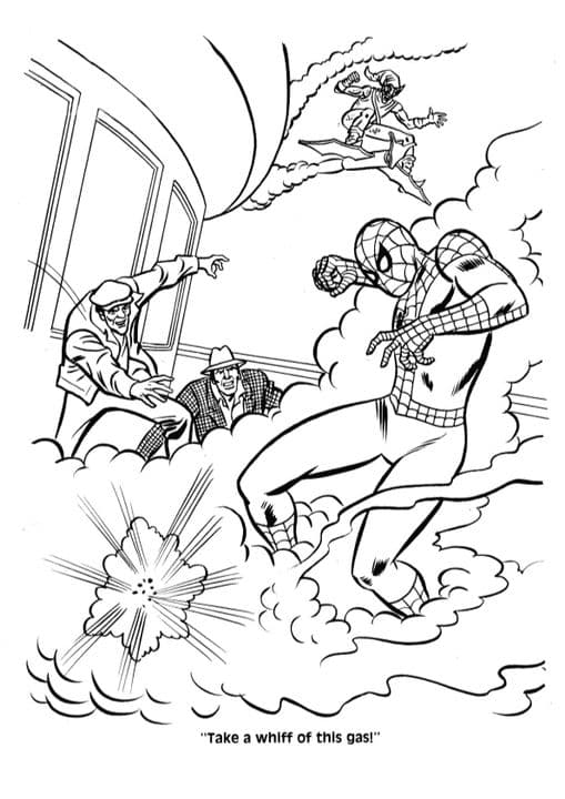 Unmasked Spiderman
